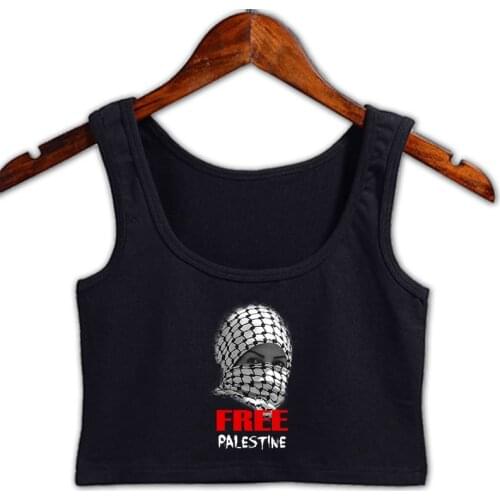 Free Palestine Proud Palestine Roots Free Gaza Crop Top Fitness Leisure Spring Autumn New Style S-2xl Gents Customized Top Vest