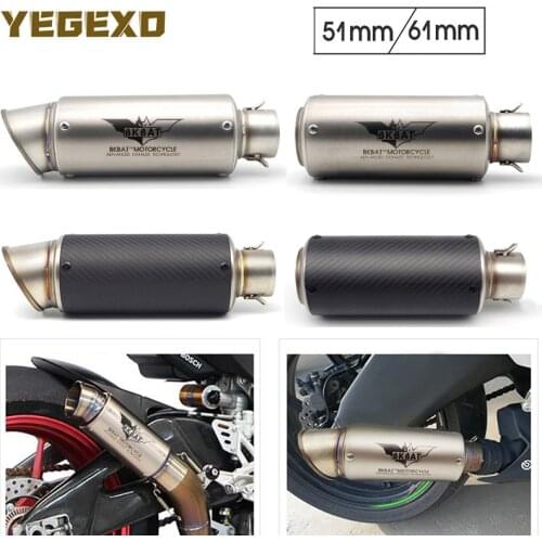 Motorcycle Exhaust Escape 51MM 61MM Stainless Steel For suzuki intruder vl 1500 m50 vstrom dl650 burgman 650 burgman 125 dl650