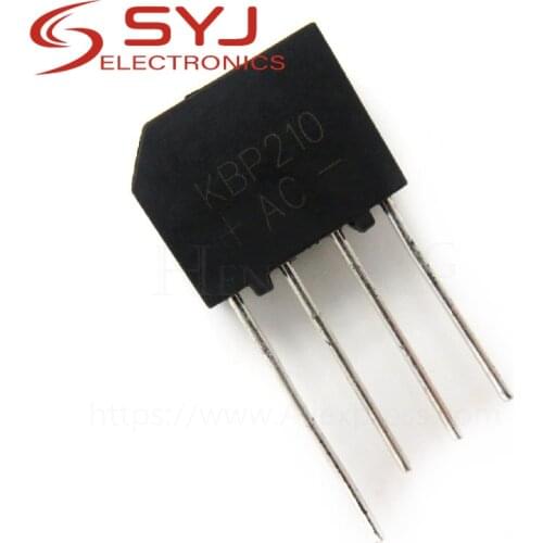 10pcs/lot KBP210G KBP210 DIP-4 1000V 2A In Stock