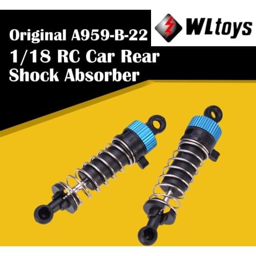 2pcs Rear Shock Absorber A959-B-22 for Wltoys 1/18 A959-B A969-B A979-B RC Car Spare Parts Accessory
