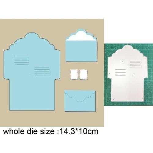 2021 new metal cutting dies cut die mold envelope frame decoration Scrapbook paper craft knife mould blade punch stencils dies
