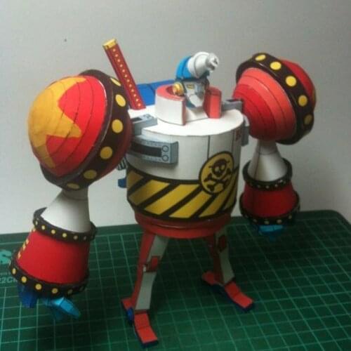 3D Paper Model Anime One Piece FRANKY 18cm High puzzles diy toys