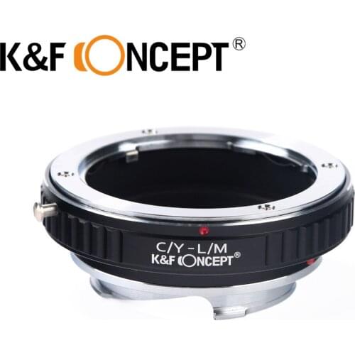 K&F Concept Lens Mount Adapter for Contax Y Mount to Leica M Lens Camera Body C/Y-L/M