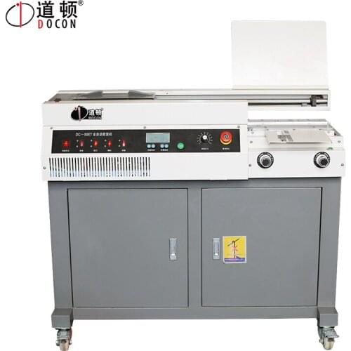 Automatic perfect binder ,glue book binder ,hot glue binding machine,perfect binding machine,glue binding machine with A4 size