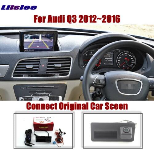 Car Parking Rear Reverse Camera For Audi Q3 2012 2013 2014 2015 2016 Original Screen Upgrade System Trajectory Dynamic Image