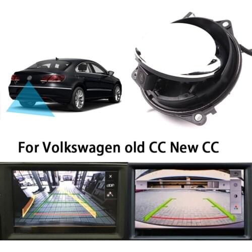 Car Flip Logo Reverse For Volkswagen old CC New CC Emblem Rear View Camera CCD Full HD Night Vision High Quality Waterproof