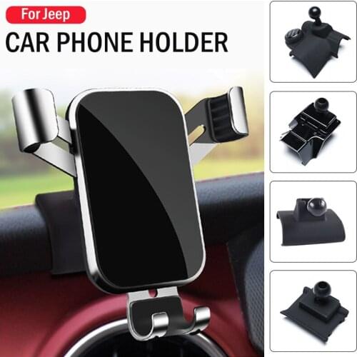 Car Mobile Phone Holder For Grand Cherokee Commander Wranler Renegade Air Vent Mounts GPS Stand Navigation Bracket Accessories