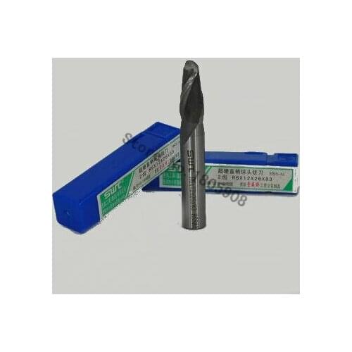 Free shipping 10PCS R1.0 high speed steel ball end milling cutter, straight shank white steel cutter, R alloy milling cutter