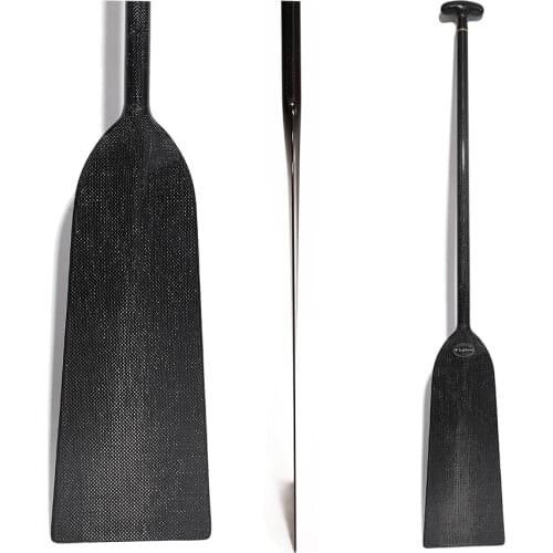 CISIMOVE hot selling IDBF approved small dihedral carbon fixed one piece dragon boat paddle with paddle accessories
