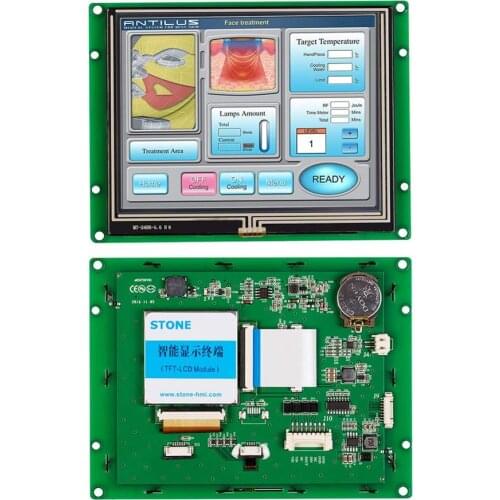 STONE 5.6 inch 640*480 Capacitive HMI LCD Touch Screen with TTL/RS232/RS485 Interface