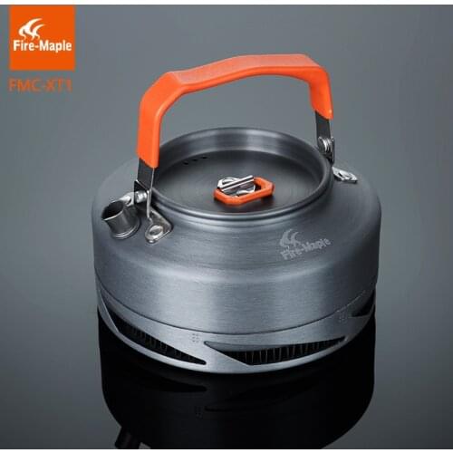Fire Maple Outdoor Camping Pinic Heat Exchange Kettle Coffee Tea Pot 0.8L with Heat Proof Handle Tea Filter FMC-XT1