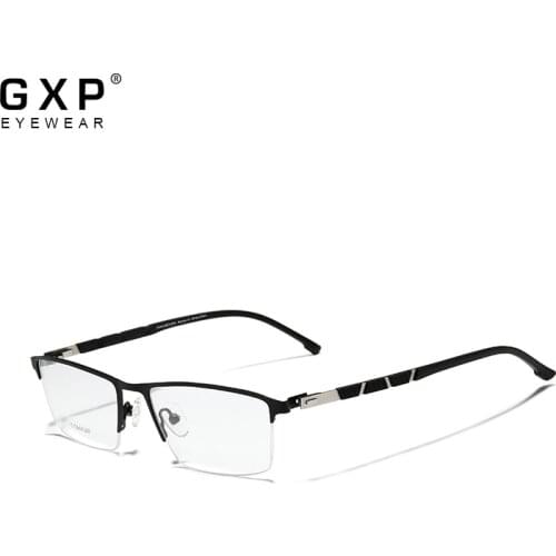 GXP Titanium Alloy Glasses Frame Men Square Gentleman Style Myopia Prescription Eyeglasses Frames 2021 Optical Eyewear