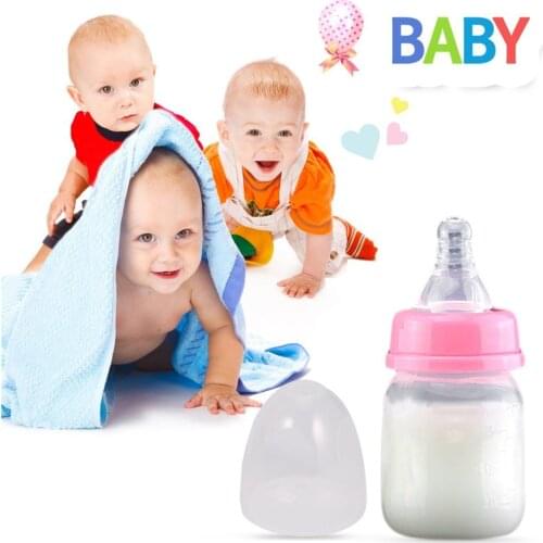 Portable Convenient Infant Baby 0-18 Months Feeder 60ML PP Nursing Juice Milk Mini Hardness Bottle