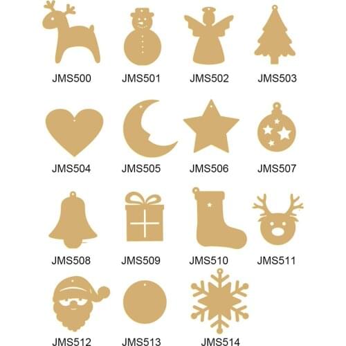 10 Pcs Creative Christmas Decor Gold Sliver Acrylic Mirror Pendant Mini Drop Ornament Kids Gift Toy Home Decoration Accessories