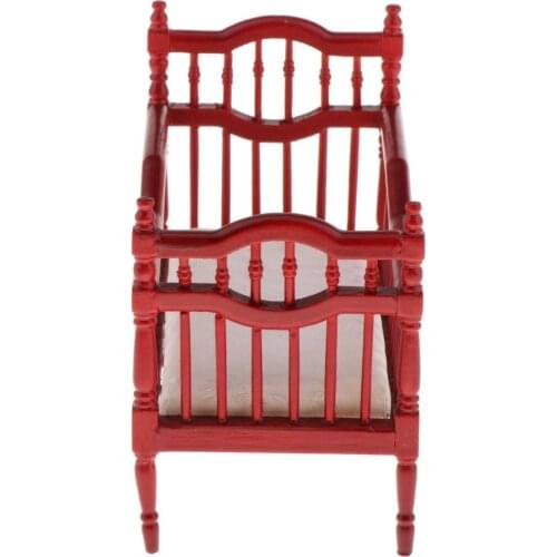 1/12 Doll House Single Bed Doll Toy Accessory fits for OB11 Decoration