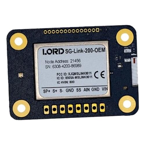 LORD SG-Link-200-OEM Wireless 2-Channel Sensor Operates on