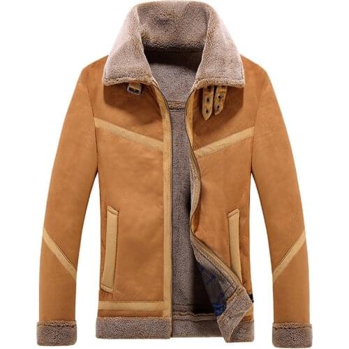 Mens vintage thick lambswool military jacket male slim fit wool blazer solid tactical bomber pilot jackets anorak windbreakers