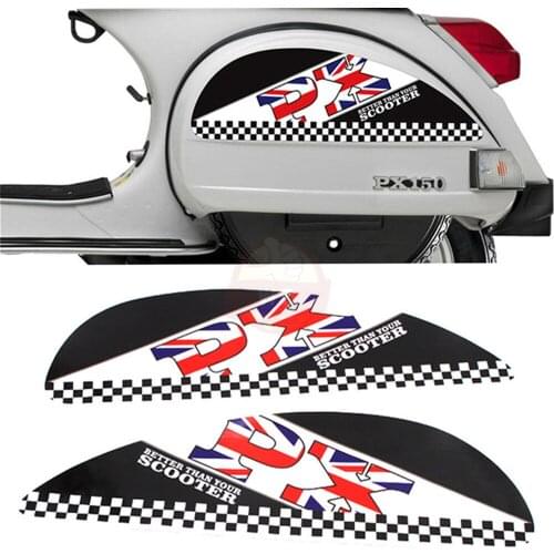 Motorcycle Side Panel Stickers Cover for Vespa PX T5 Scooter-5