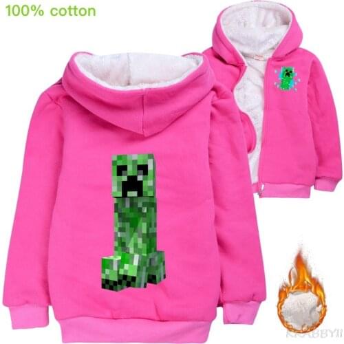 Baby Boy Jacket Plus Fur Warm Miencarft Toddler Childrens Winter Girls Cotton Padded Clothes Babys Thickened Cotton Padded