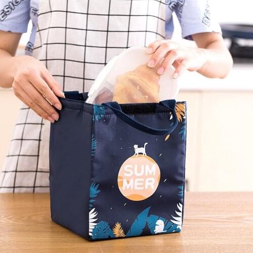 Portable Lunch Bag Large Capacity Insulation Thickened Lunch Bag Thickened Insulation Portable Lunch Box Insulation Bag