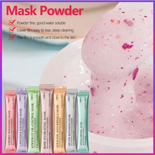 DIY Spa Collagen Rose Petal Hyaluronic Acid Soft Mask Powder Moisturizing Anti-aging Mask Skin Care