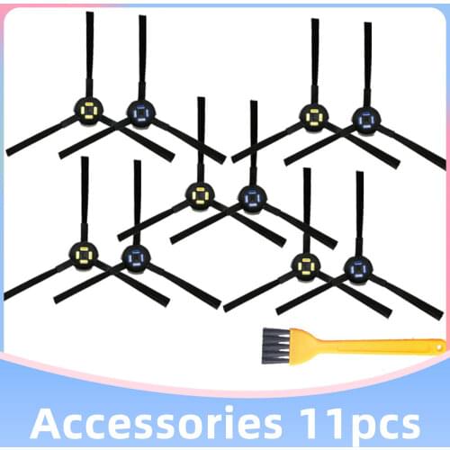 For ILIFE A7 A9S V8 V8s X750 X800 X785 V80 Robotic Vacuum Cleaner Spare Parts High Quality Side Spin Brush Cleaning Brushes