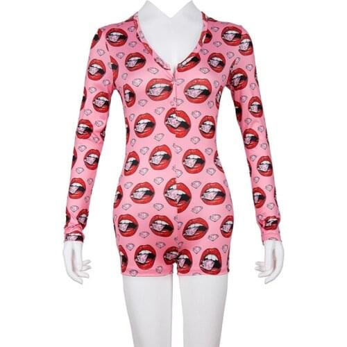 Женские комбинезоны с принтом SUNSIOM China At AliExpress