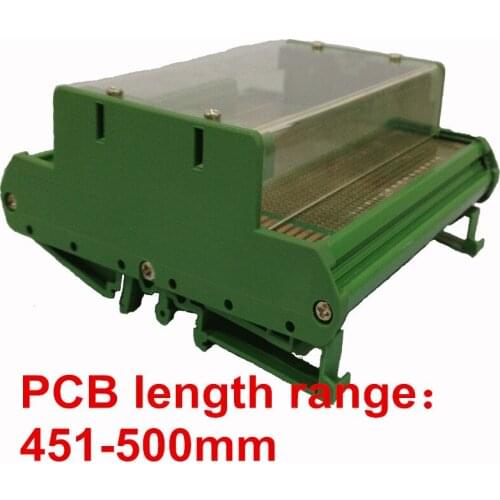 UM108 PCB length: 451-500mm pcb plastic instrument case enclosure electronics case with flat cover