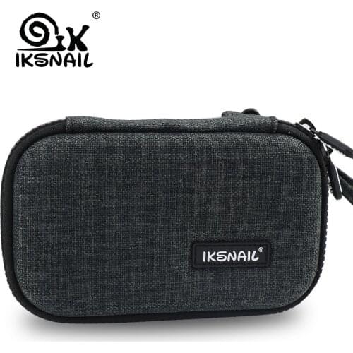 IKSNAIL Waterproof Electronic Organizer USB Cable Earphone Wire Power Bank Battery Storage Case Kit Case Digital Gadget Devices