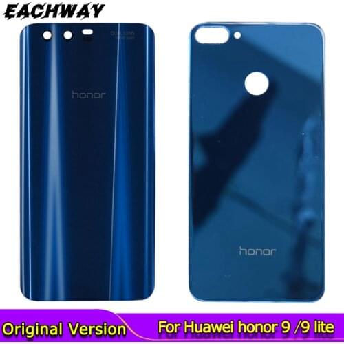 For Huawei Honor 9 Battery Cover Back Glass Panel Rear Housing Door Case Honor9 Lite Replacement For Honor 9 Lite Battery Cover