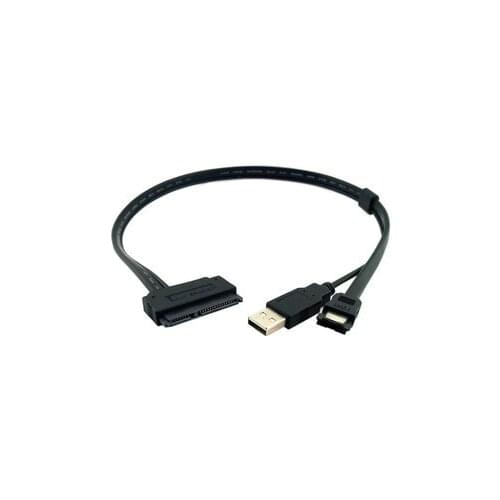 0.5m 2.5" Inch Hard Disk Drive SATA 22Pin To Esata Data + USB Powered Cable 50cm Send Tracking Number