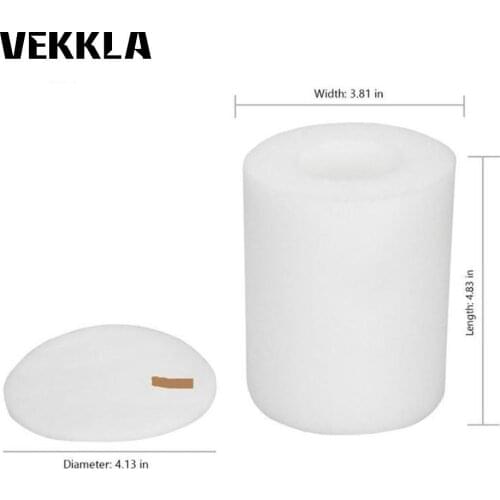 2Pcs/Set Power Tool Accessories Vacuum Tool Washable Reusable Foam Felt Filter Fit For NV755 UV795 XFF755