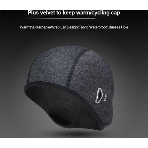 2021 Cycling Cap Winter Hat Windproof Thermal Sport Caps for Men Women Running Skiing Motocycle Riding MTB Bike Headwear