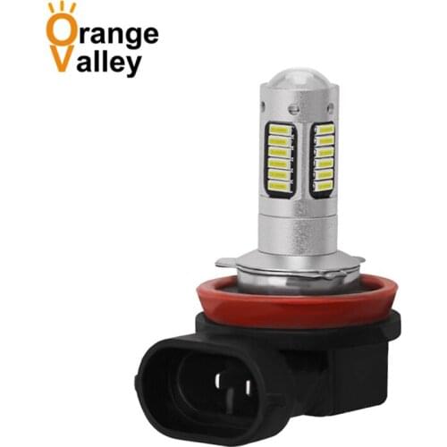 50Pcs Energy Saving H1 H3 880 881 H8 H11 LED Car Auto Fog Lights Lamp Bulb 30 LEDs 4014 DC 12V