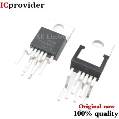 50pcs/lot TOP243YN TOP243Y OFFLINE SWIT UVLO HV TO-220-6 best quality