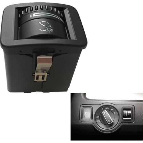 Auto Dashboard Headlight Brightness Dimmer head light lamp AdjusT Switch for Tiguan 2008-2015 5ND941334
