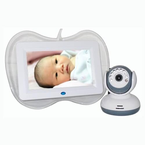 7 Inch 2.4Ghz Wireless Baby Camera Support 4 Picture Display Wireless Baby Monitor