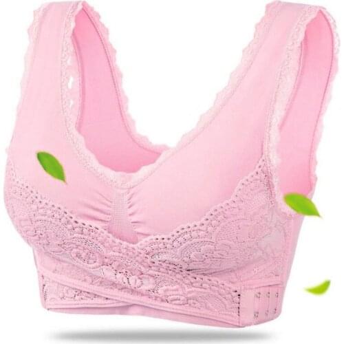 Sexy Push Up Bra Front Closure Butterfly Brassiere Backless Bralette Seamless Sport and Sleep Bras
