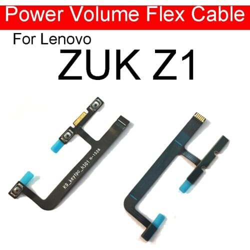 ON/OFF Power & Volume Side Button Flex Cable For Lenovo ZUK Z1 Z1221 Power Key + Volume Control Switch Flex Ribbon Replacement