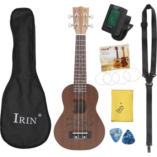 M MBAT 21 Inch Ukulele 4 Strings Bunny Bear Hawaiian Guitar Musical Gifts Instrument Rabbit Ukulele Sapele Guitar with Gig Bag