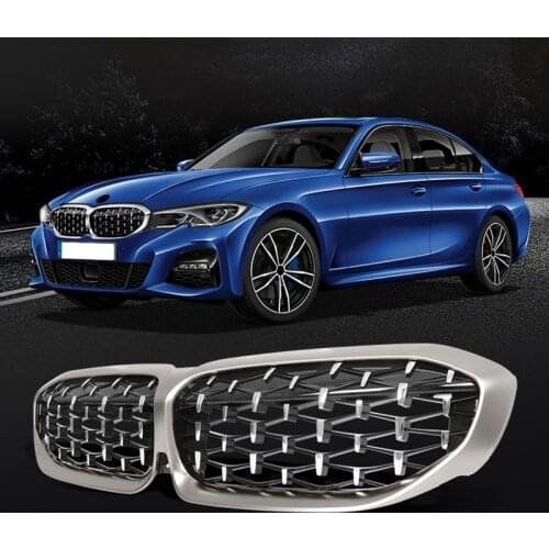 Meteor Style Replacement Grille Car Bumper Grill For BMW 3 Series G20 G28 2018-2020 Front Grills Car Accessories