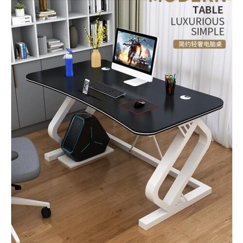 Multi function computer desk with mobile phone card slot student desk simple book desk electronic competition table