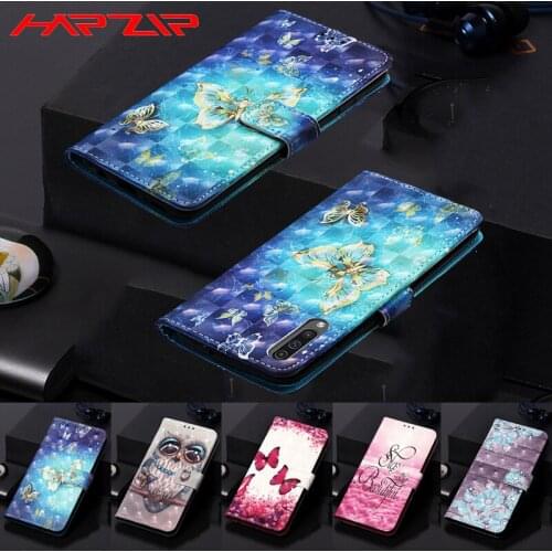 Fashion 3D Flower Leather Wallet Case For Samsung Galaxy A50 50S A40 A40S A10 A10S A20 A20E A20S A30 A30S Butterfly Flip Cover