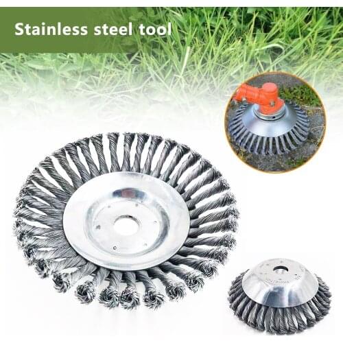 NEW Weed Brush Lawn Weeding Garden Tray Mower Sharpener Power Lawn Mower 3