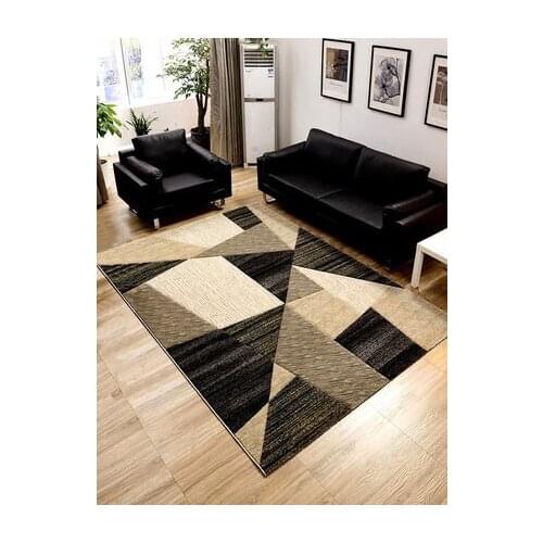 Simple modern living room coffee table bedroom carpet Nordic geometric full shop household bedside blanket coffee table pad thic