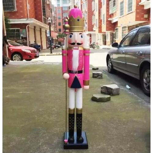SALES OF 1.2 METERS NUTCRACKER SOLDIERS LIVING ROOM FLOOR DECORATION 120CM WALNUT SOLDIER FESTIVAL CHRISTMAS ORNAMENTS