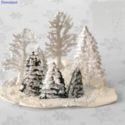 Christmas New Arrivals Christmas Tree Fondant Cake Silicone Mold Party Decoration Christmas Decoration DIY Chocolate Candy Mold
