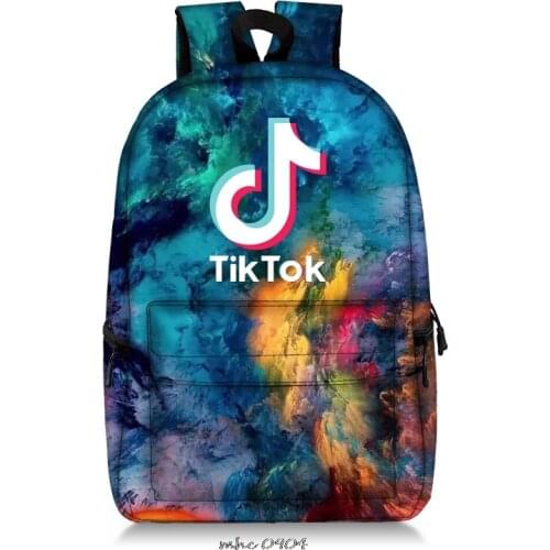 Schoolbag 3D Tik Tok Girls Boys Print Kids Backpack For School Supplies Childrens Book Bag Cool Women Travel Dayback