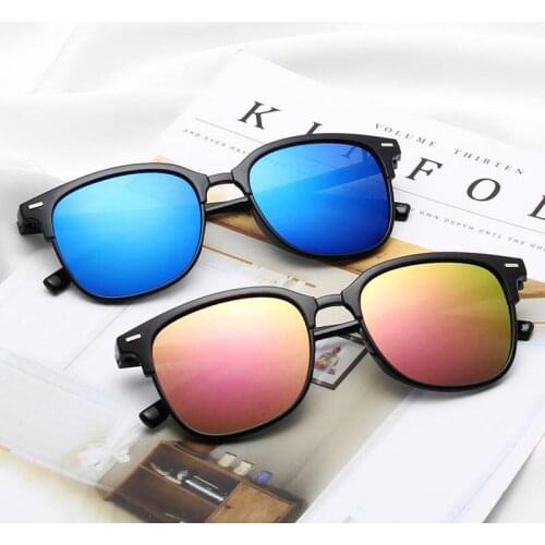 2019 New Fashion Square Simplicity Sunglasses Women/Men Classic Black Sun Glasses For Male/Female Vintage Shades For Women