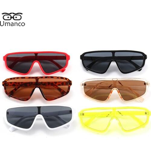 Unisex One-piece Sunglasses Outdoor Biking Sports Male Goggles PC Frame AC Lens Brand Designer Eyeglasses Women Men UV400 Shades